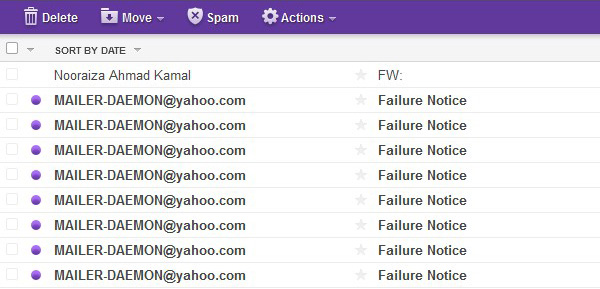 yahoo mail spammer