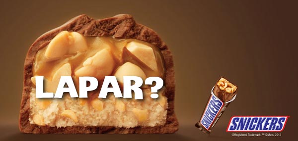 snickers malaysia hungry lapar