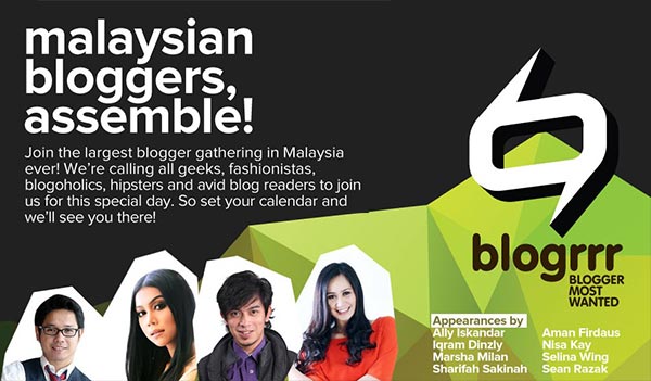 Perhimpunan Terbesar Blogger Malaysia - #blogrrr : Blogger Most Wanted