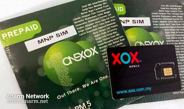 ONEXOX prepaid penjimatan dengan kadar murah