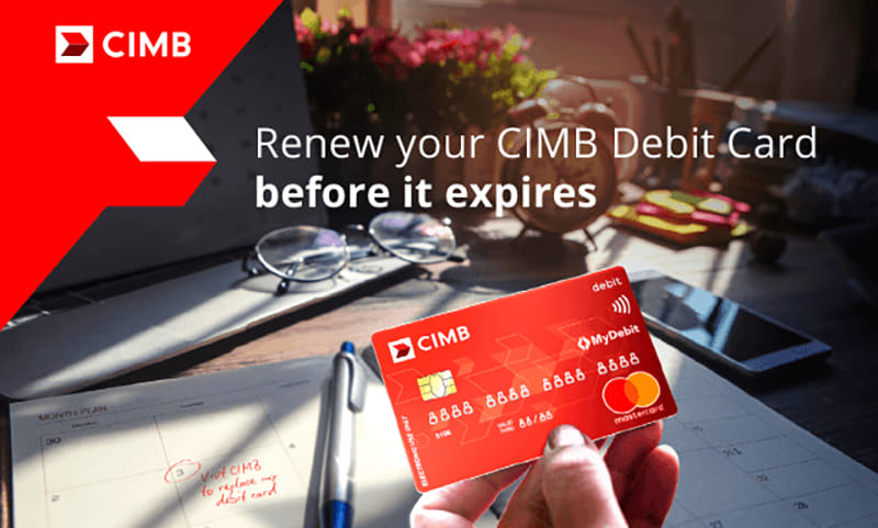 Renew kad debit CIMB online